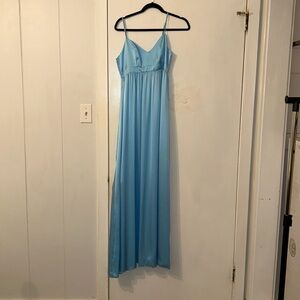 NWT Amanda Uprichard Sky Blue The Silk Gown M